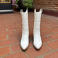 Lucy Tall White Cowgirl Boots