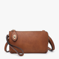 Kendall Crossbody/Wristlet in Brown