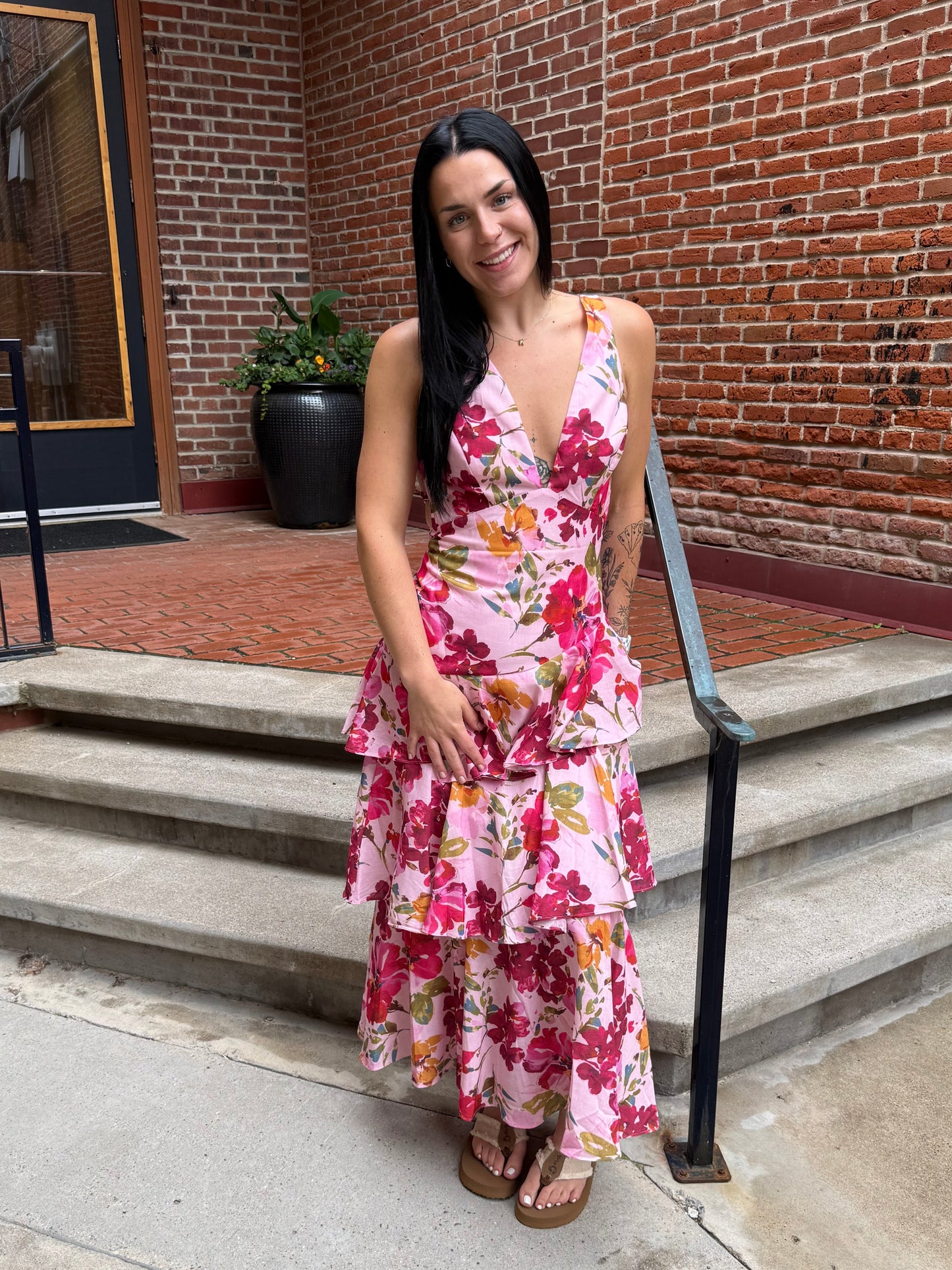 Sydney Floral Tiered Maxi Dress