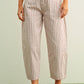 Katya Mini Checkered Barrel Pants in Pink