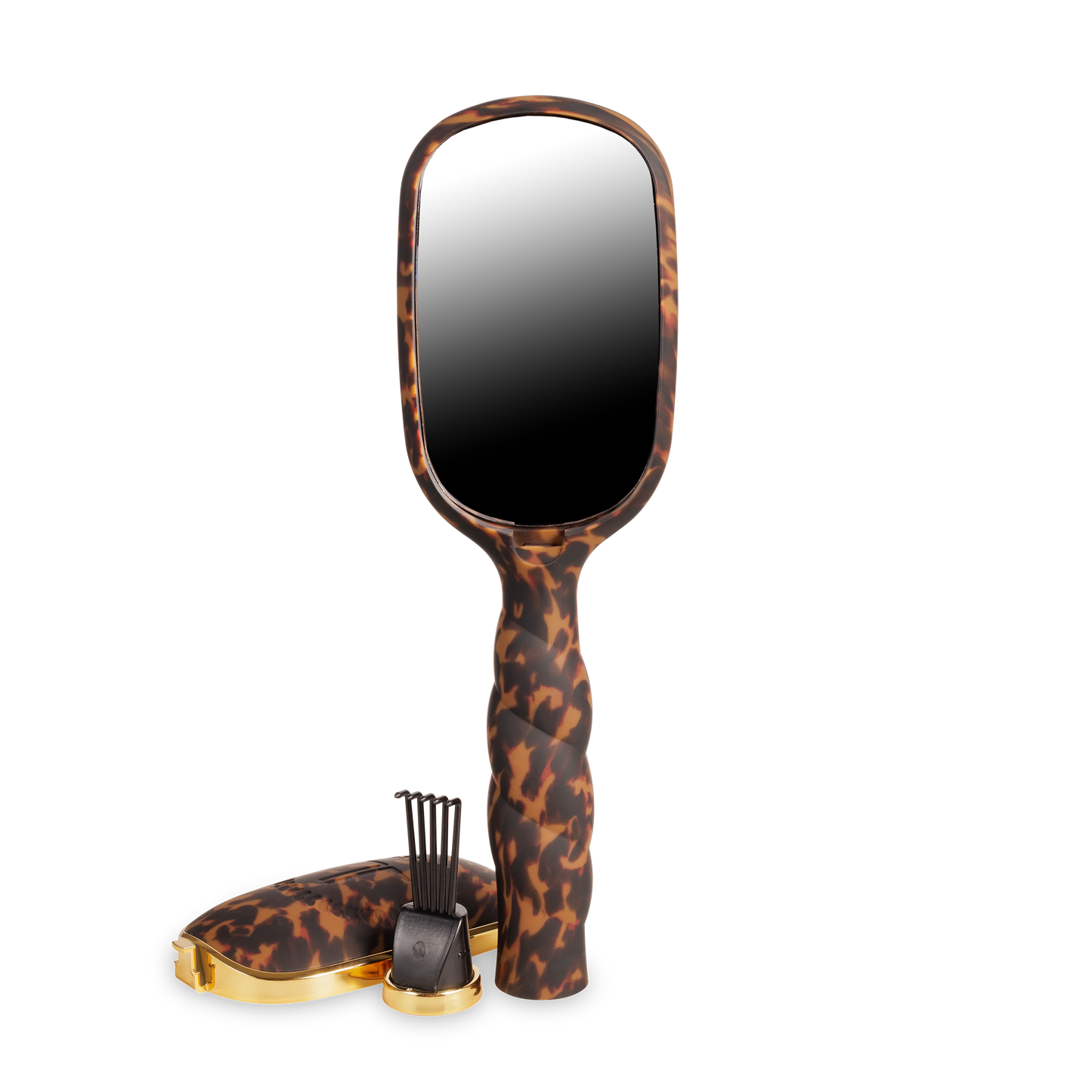 Detangler Hair Brush for Thick Hair in Tortoise