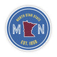 North Star State Minnesota Sticker