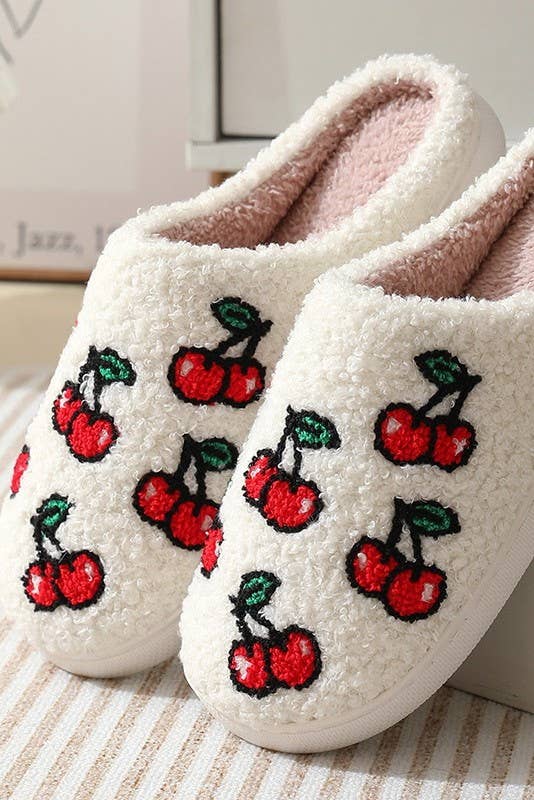 Cherry Slippers
