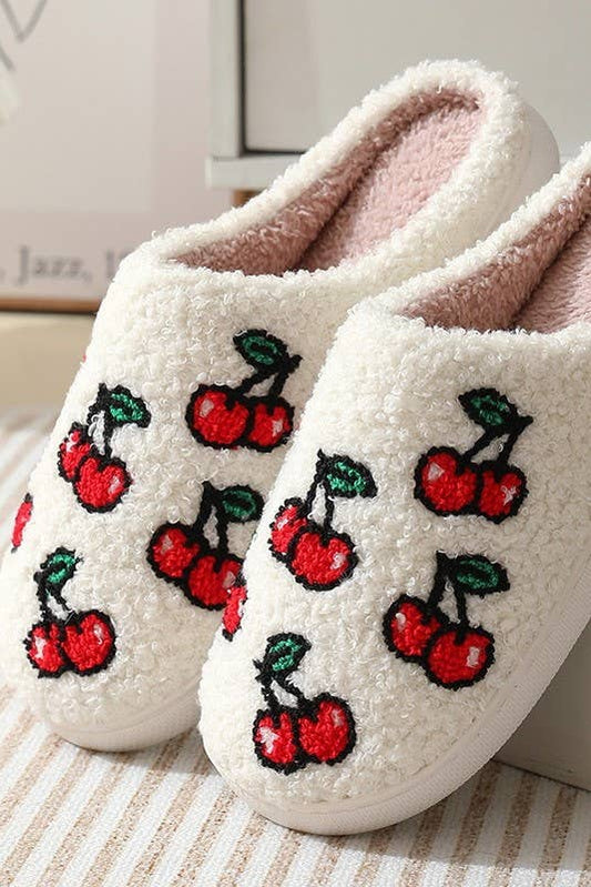 Cherry Slippers