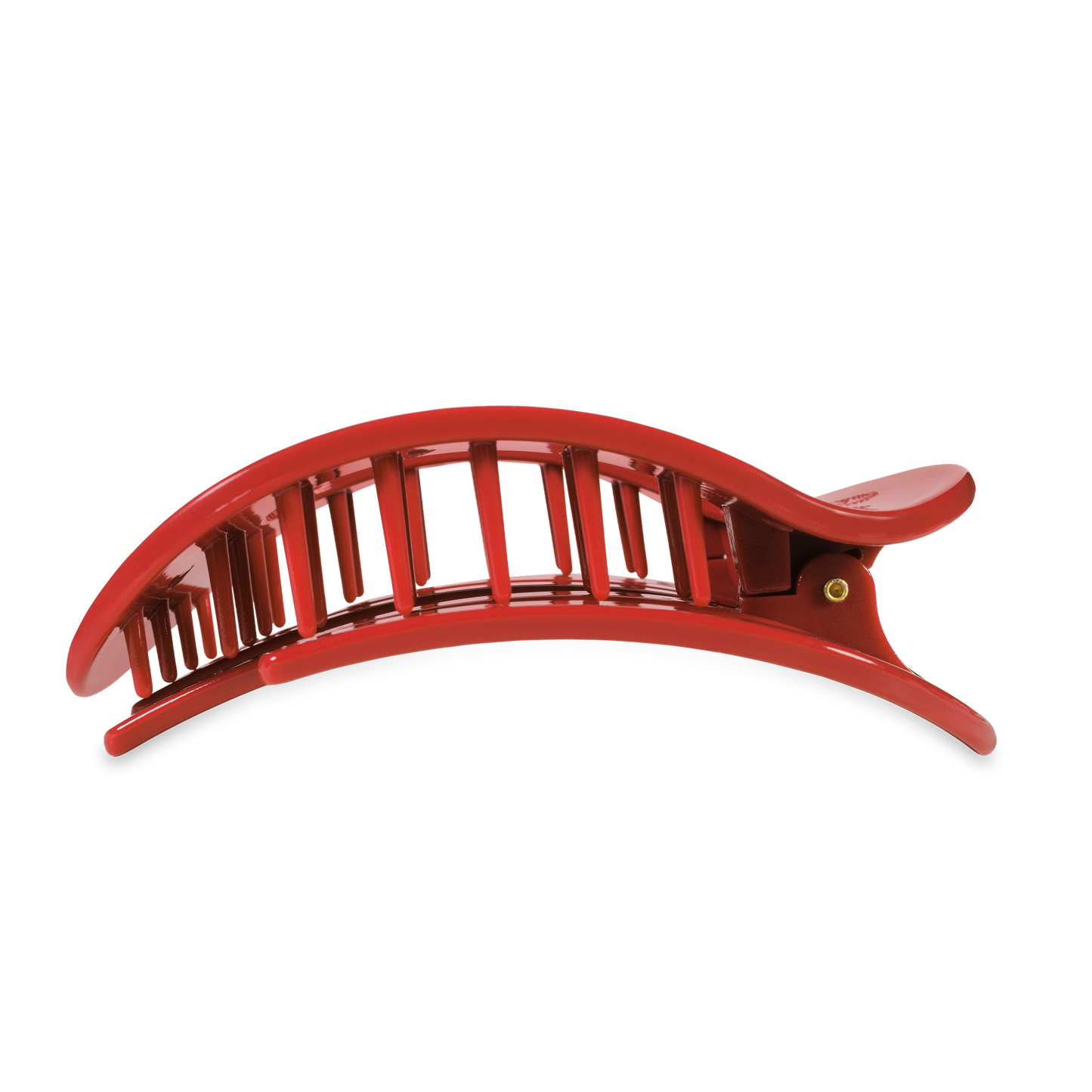 Flat Round Hair Clip Large in Red Carpet Ready