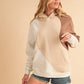 Whitney Wavey Hoodie in Sand