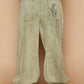 Kristina Floral Embroidered Joggers in Dried Apple