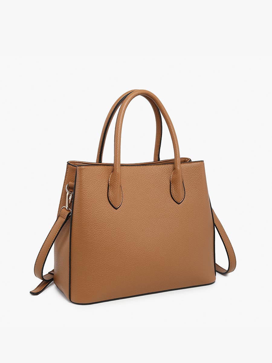 Tyler Classic Tote w/ 3 Compartments in Taupe