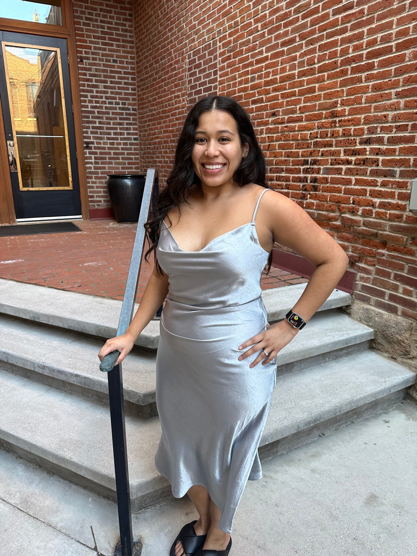 Jordan Midi Dress in Moonlight
