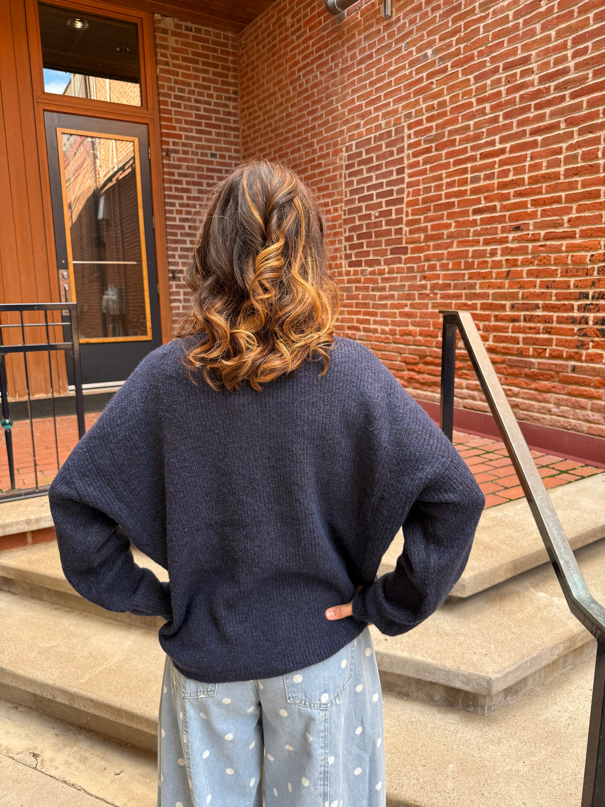 Carrie Cardigan in Navy