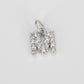 Silver Initial Charms A-Z