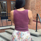 Bayley Plum Sweater Tank