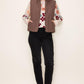 Ava Reversible Vest in Brown