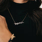 Mama Necklace in Gold