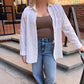 Addie White Button Down