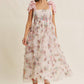 Kari Floral Smocked Midi Dress