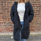 Norah Quilted Puffer Jacket in Black