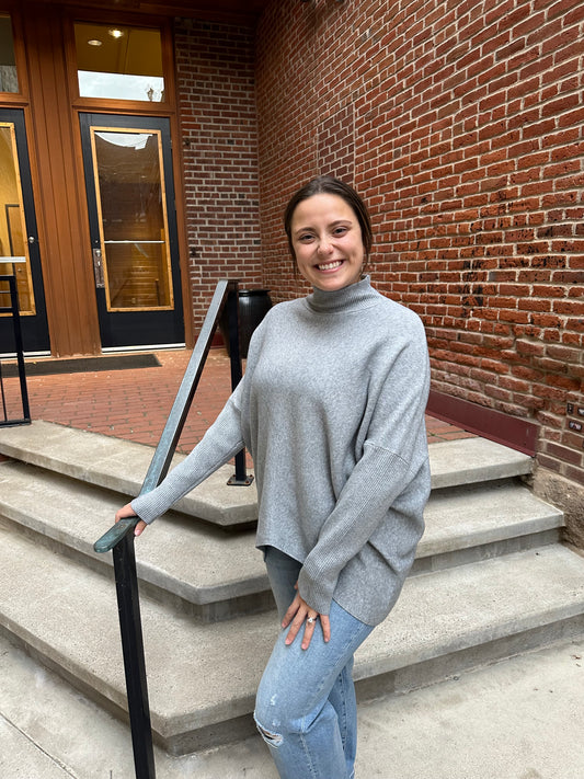 Josie Turtle Neck Long Sleeve Sweater