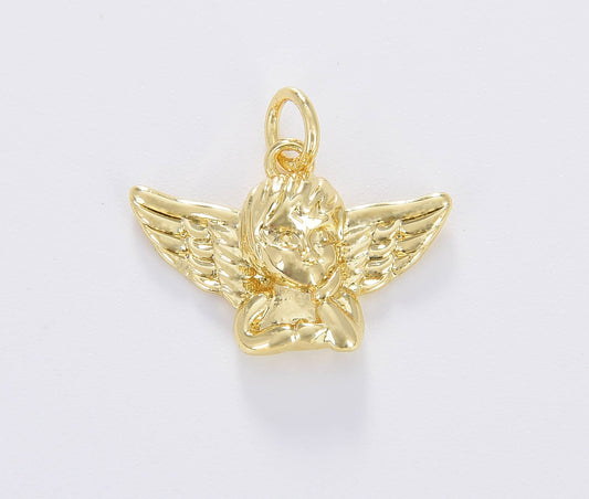 Gold Filled Guardian Angel Charm