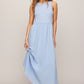 Charlotte Midi Dress in Light Blue