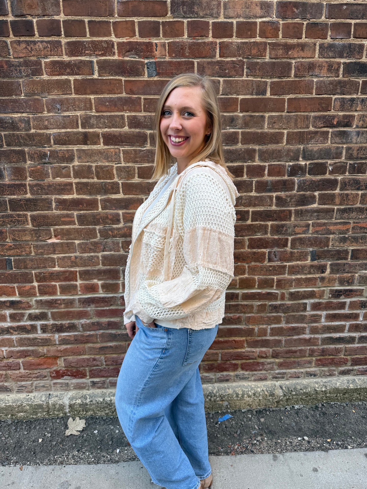 Willow Oatmeal Balloon Zipper