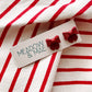 All Wrapped Studs | Handmade Polymer Clay Glitter Bow Studs