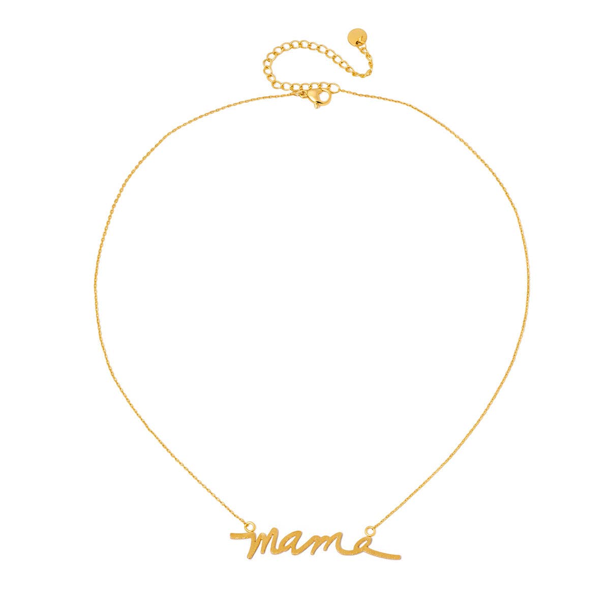 Mama Necklace in Gold