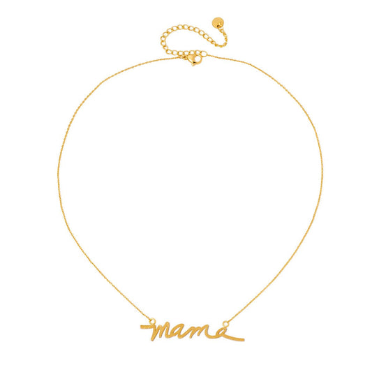 Mama Necklace in Gold