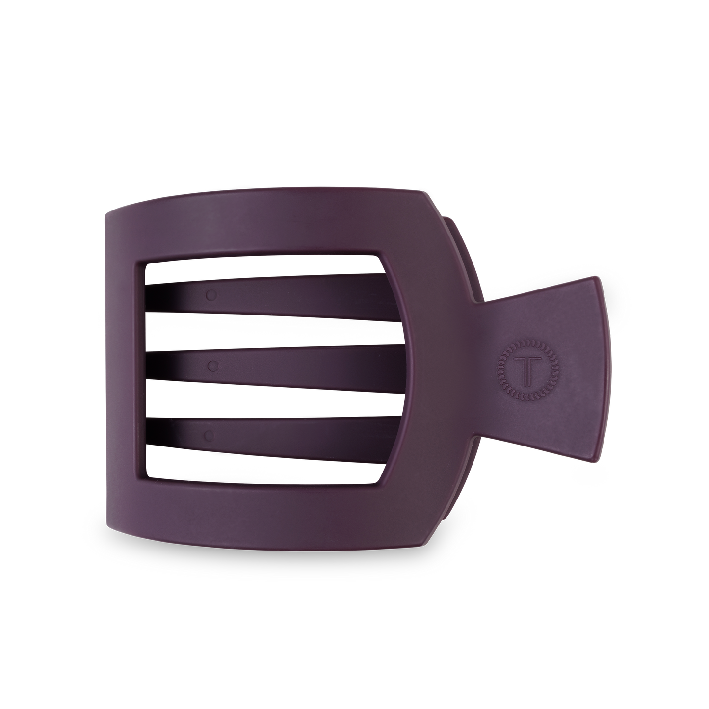 Large Burgundy Bliss Square Flat Hair Clip