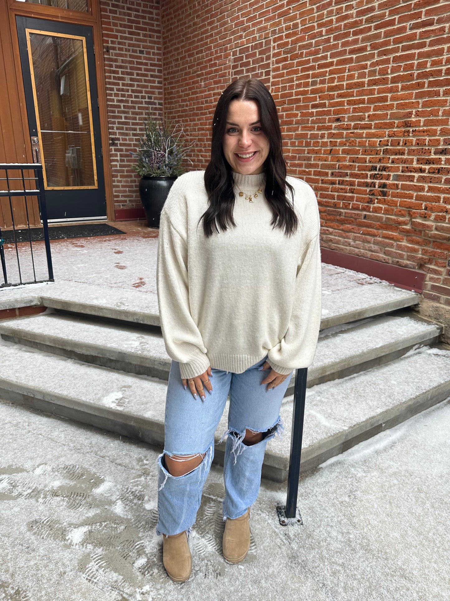 Danica Sweater in Sea Salt