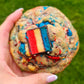 Rainbow Remix Patriotic Giant Cookie
