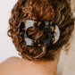 Round Flat Hair Clip Large in Tortoise