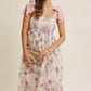 Kari Floral Smocked Midi Dress