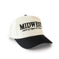 Midwest Land of Opes & Dreams Unisex Trucker Hat in Black & Cream