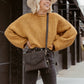Sloane Flapover Crossbody in Brown
