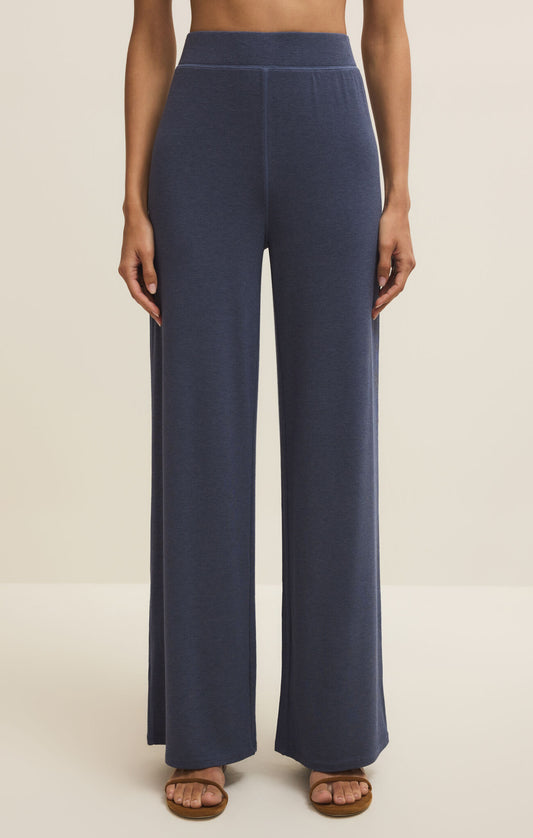 Renae Rib Pant in Indigo