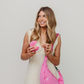 Bubblegum Crescent Bag