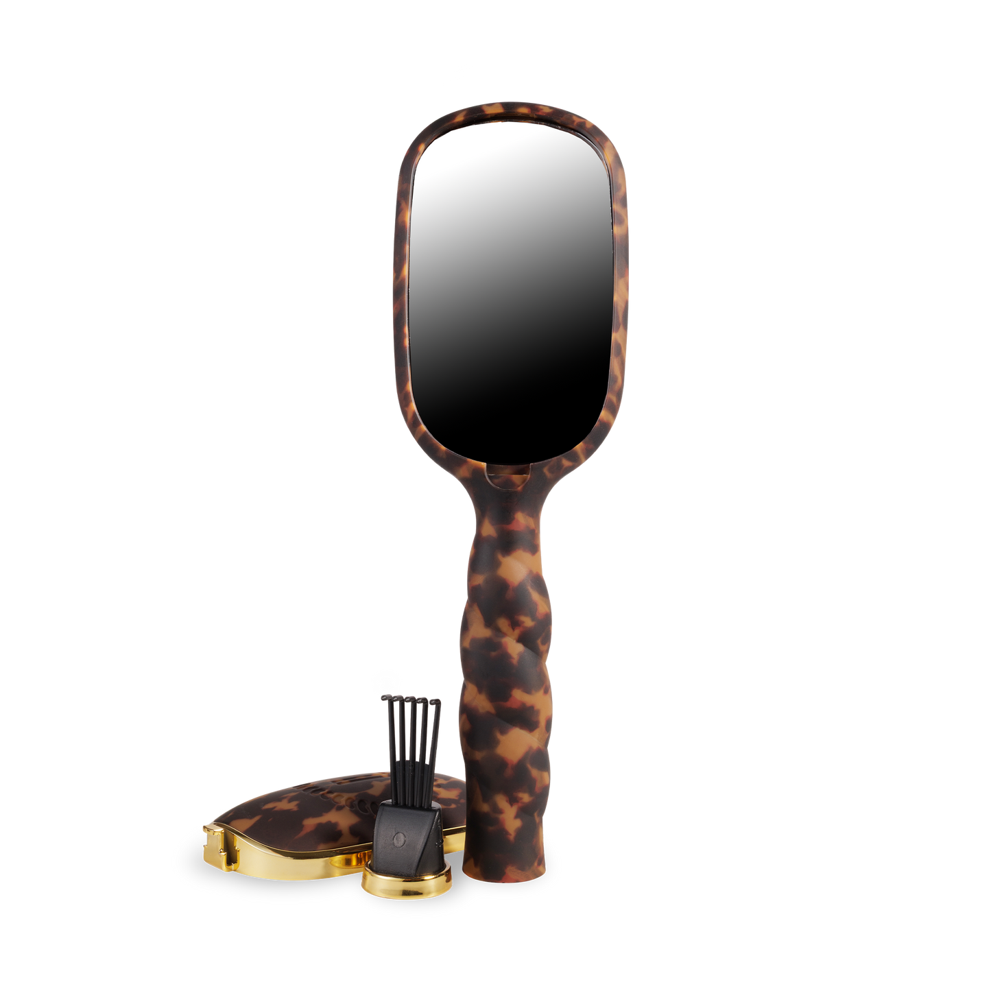 Teleties Detangler Hair Brush for Medium Hair in Tortoise