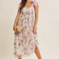 Kari Floral Smocked Midi Dress