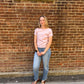 Torrie Modern Slub Tee in Lilac Gray