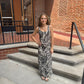 Polanco Palm Midi Dress