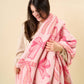 Cozy Dreams Luxe Blanket in Blushing Bows Pink