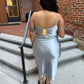 Jordan Midi Dress in Moonlight