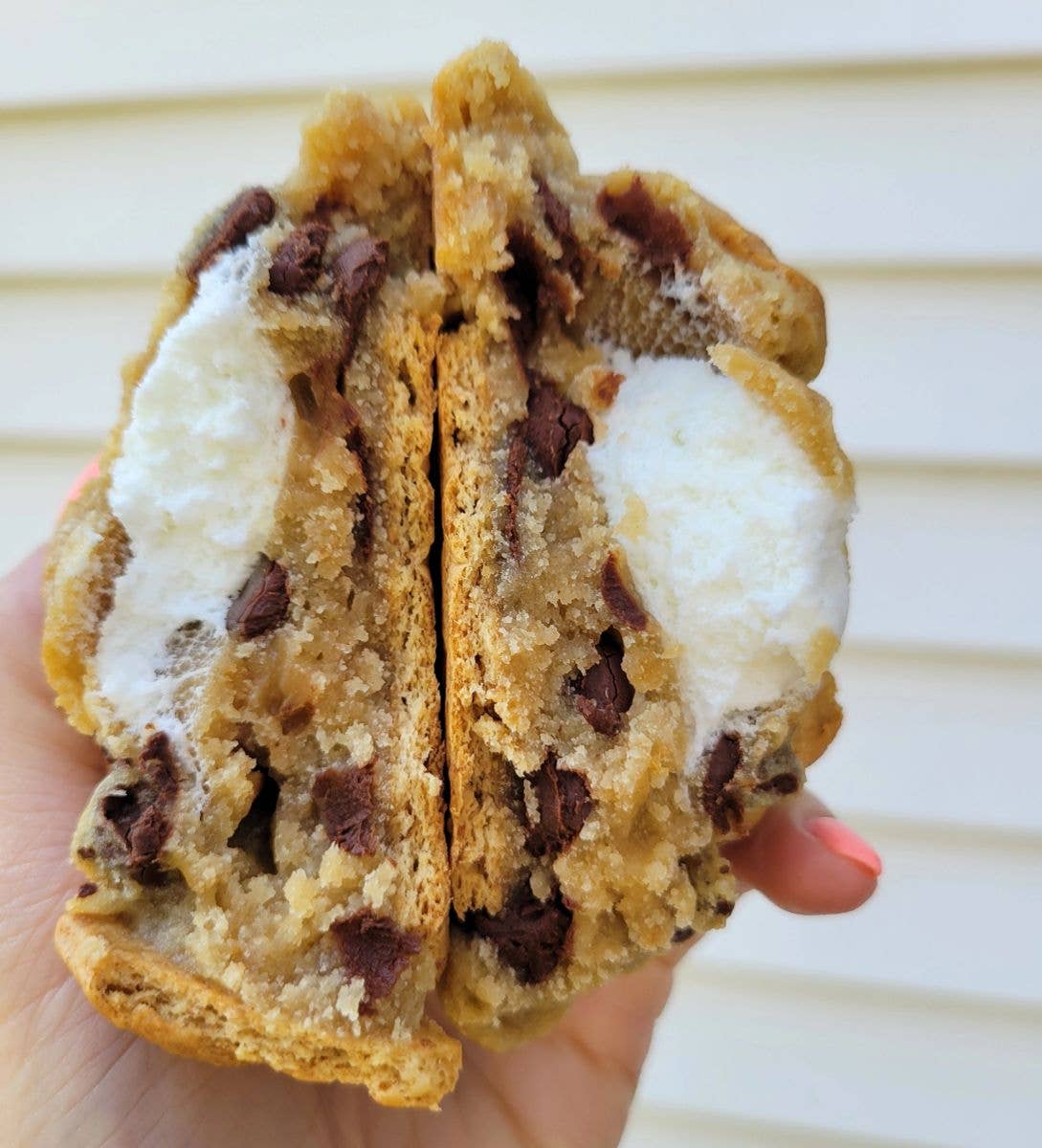 Stuffed S'mores Giant Cookie