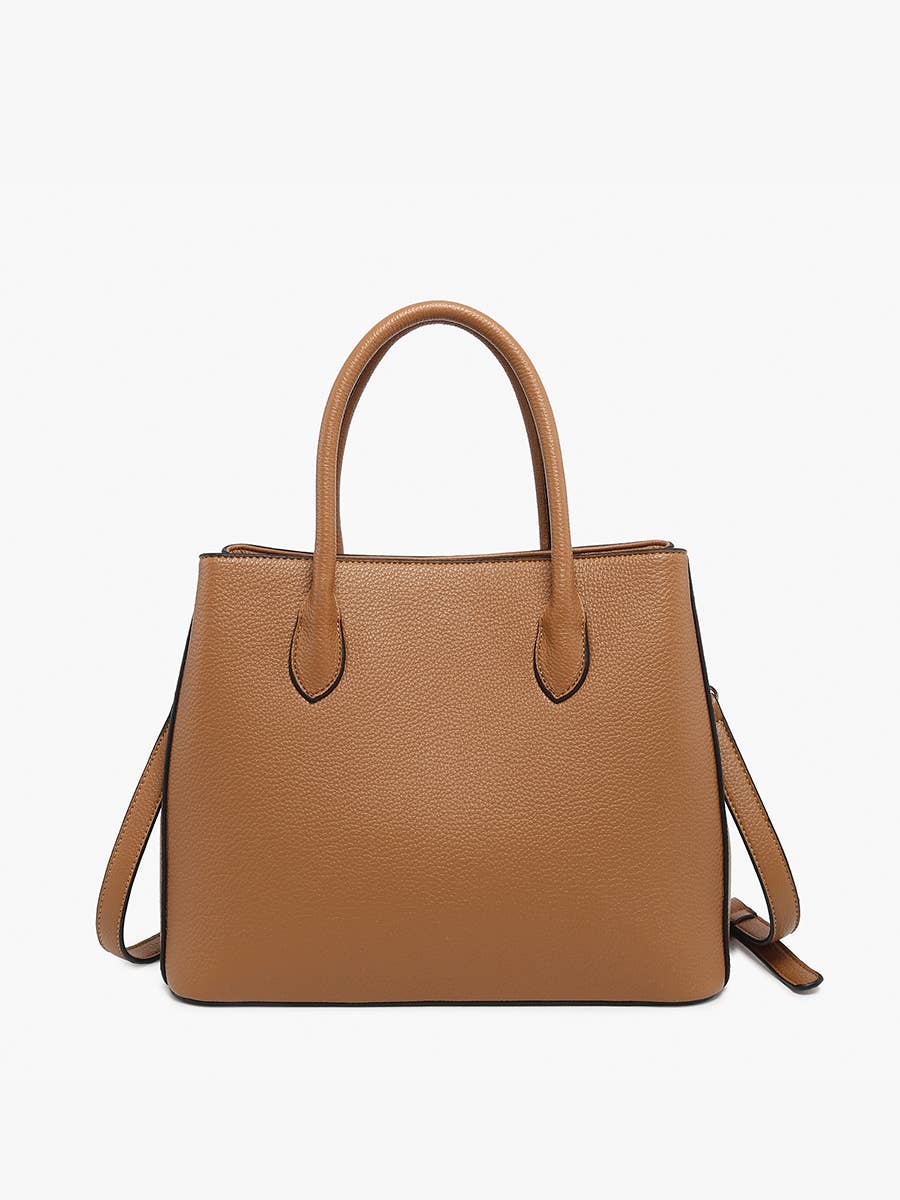 Tyler Classic Tote w/ 3 Compartments in Taupe