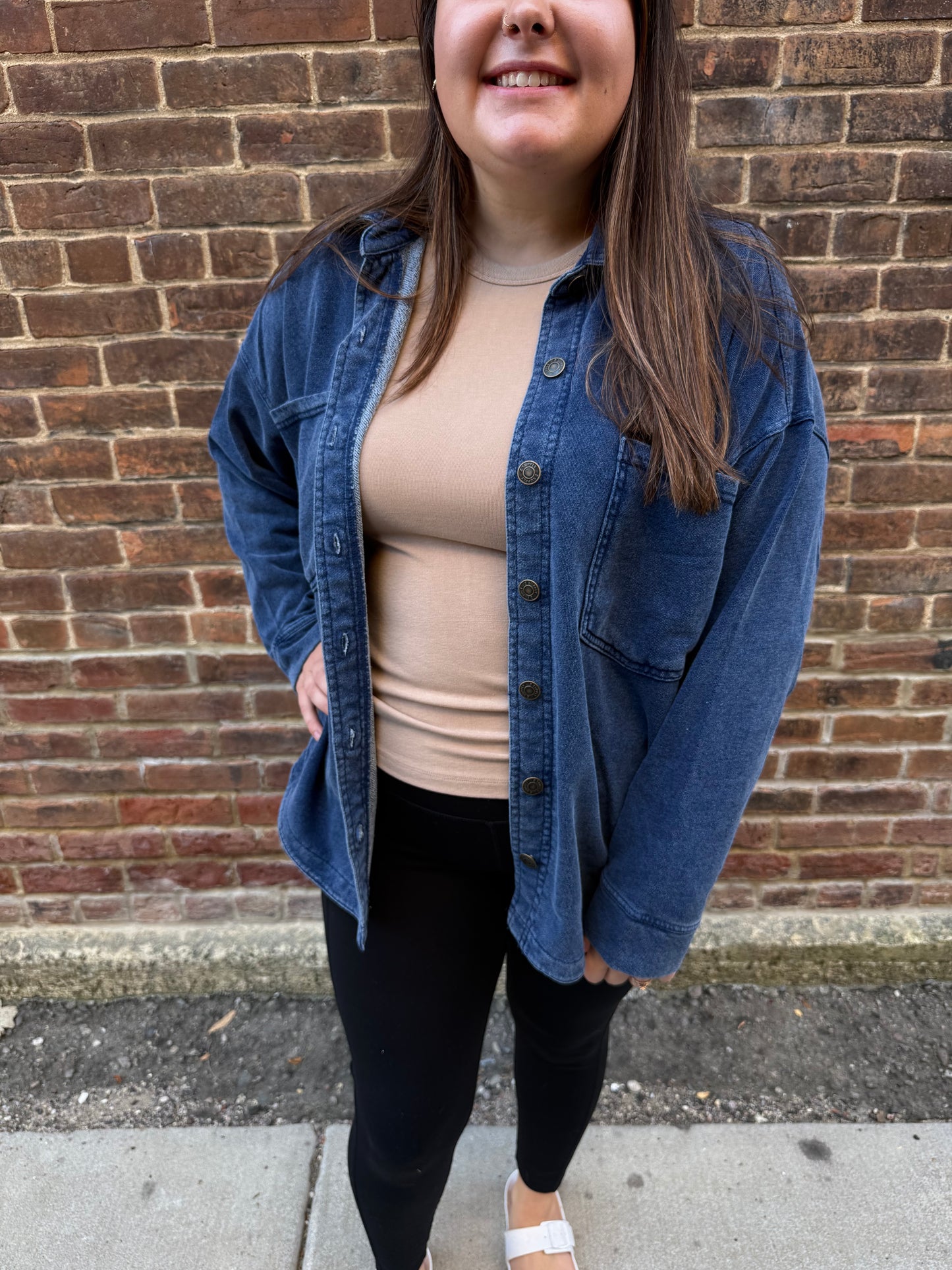 All Day Knit Denim Jacket Indigo