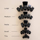 Classic Jet Black Petite Claw Clip