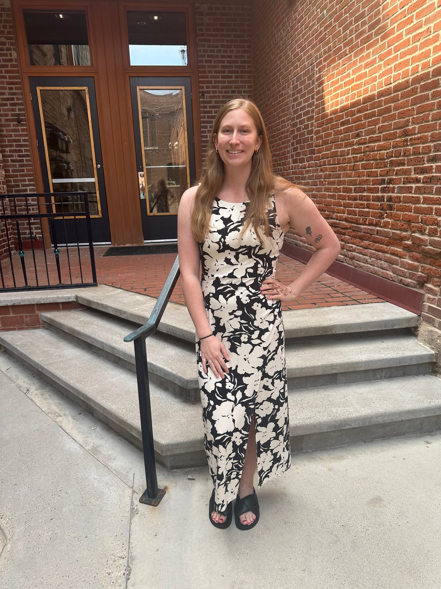 Valencia La Plage Midi Dress in Floral