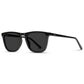 Wesley Square Flat Lens Sport Shape Sunglasses in Black