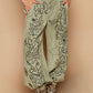Kristina Floral Embroidered Joggers in Dried Apple